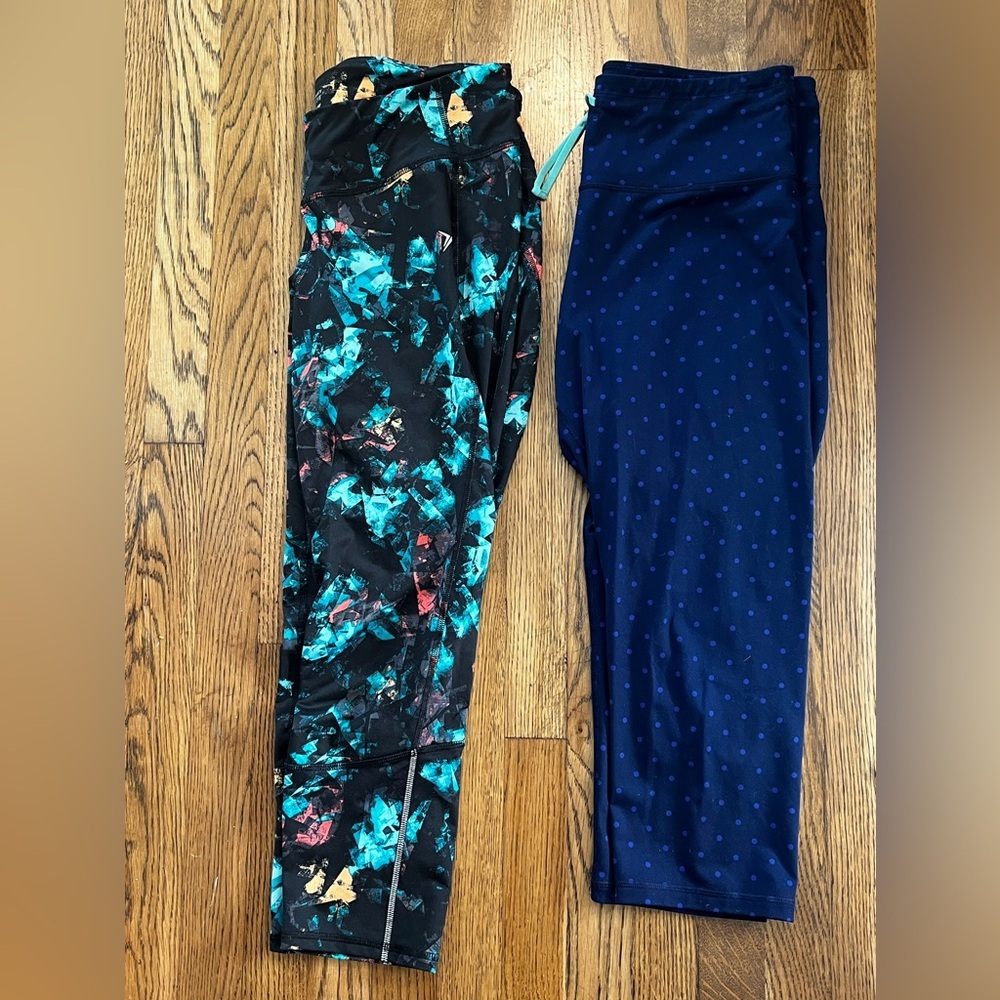 Old Navy Active Leggings Yoga Pants Bundle Pair Lot of 2 Size XL